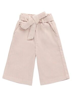 Jamie Kay Blush Corduroy Wide-Leg Pants with Self-Tie Belt